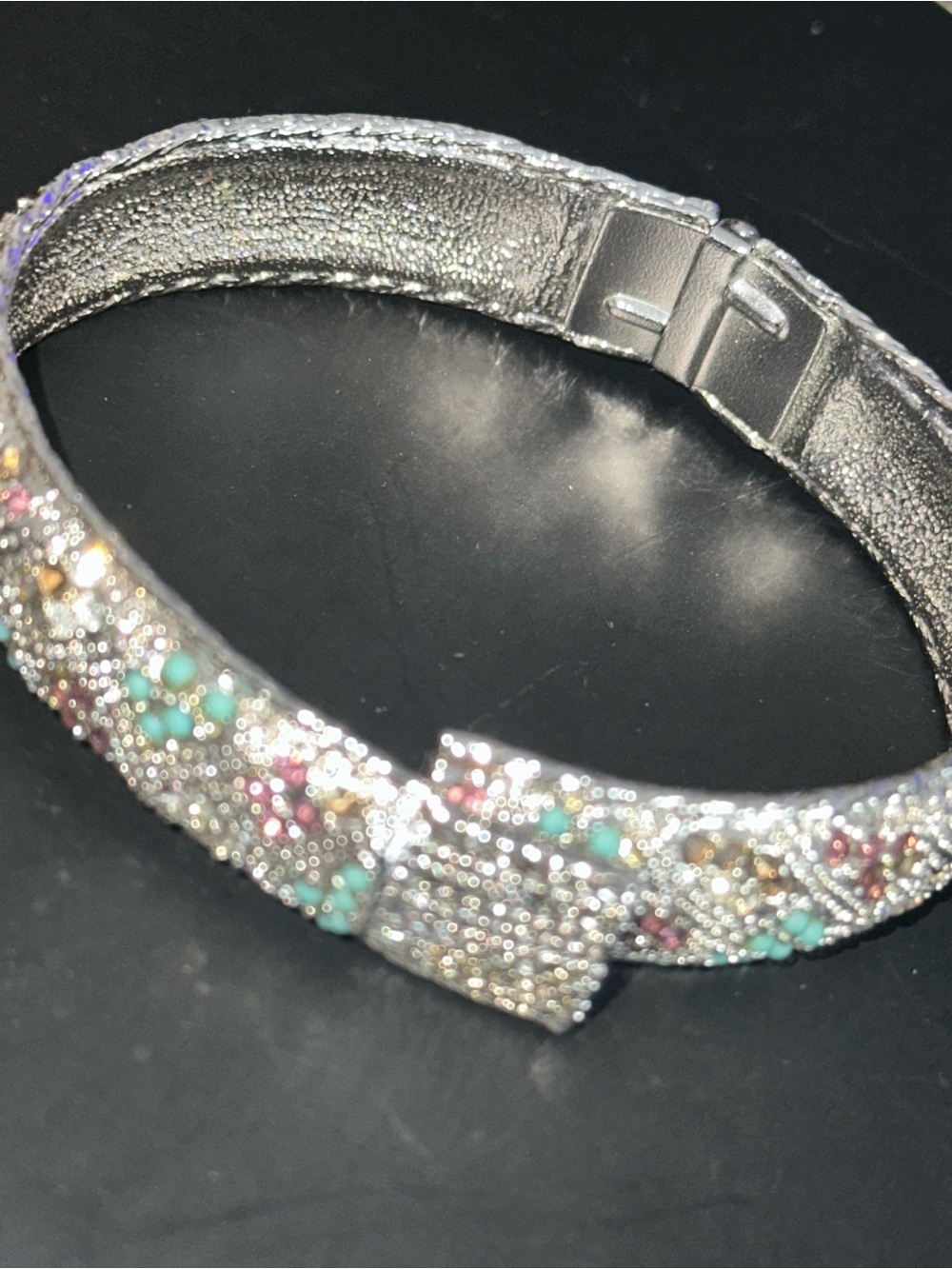Crystal-Embellished Multicolor Bracelet
